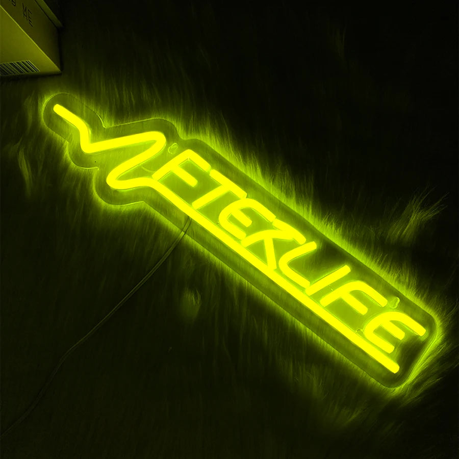 Cyberpunk LED Neon Sign, USB Acrylic Wall Light for Gaming Room