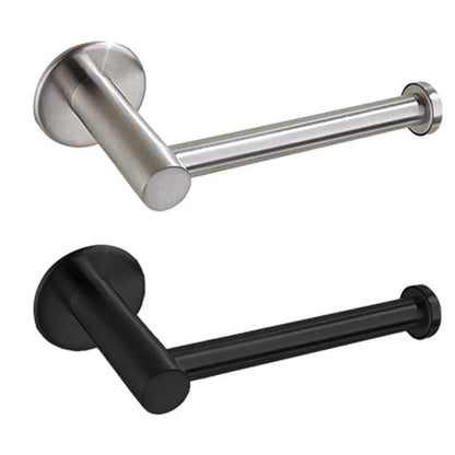 Matte Black Stainless Steel Toilet Paper Holder