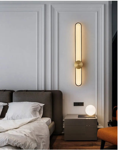 Nordic LED Strip Wall Lamp, Minimalist Up and Down Wall Light