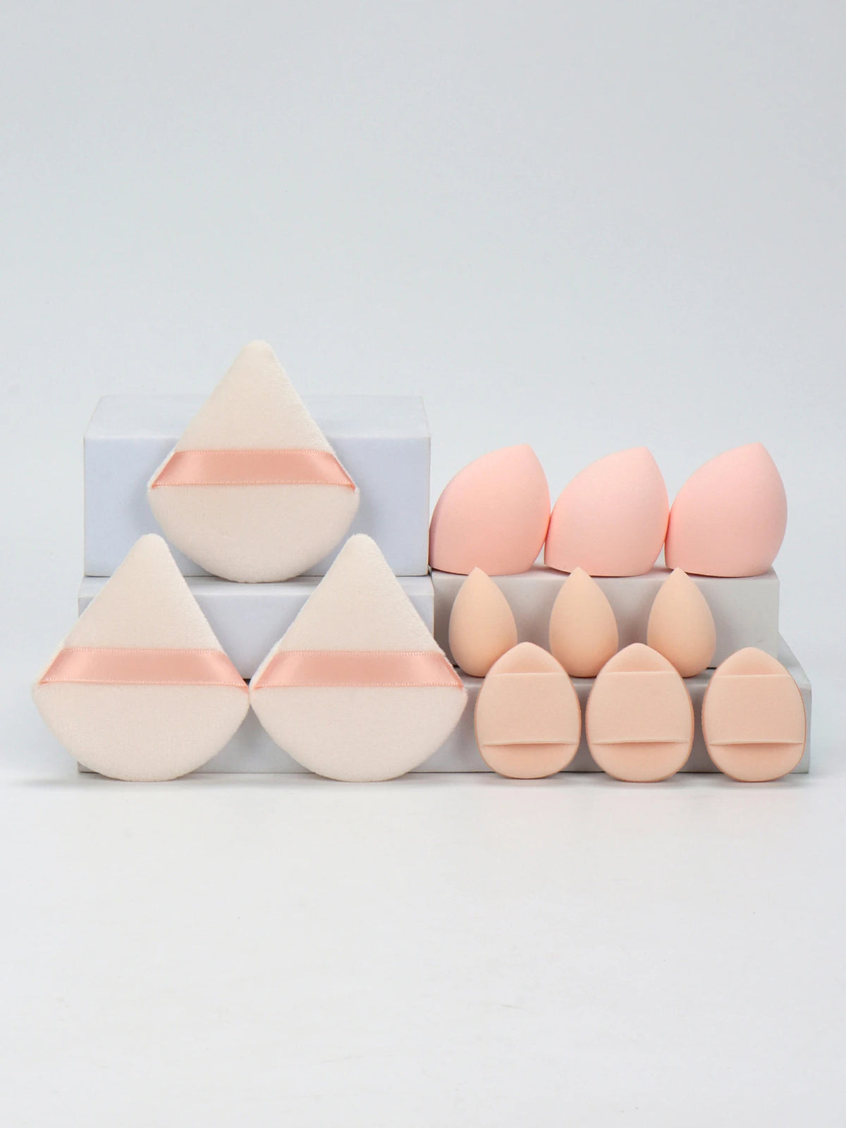 12-Piece Makeup Sponge and Powder Puff Set