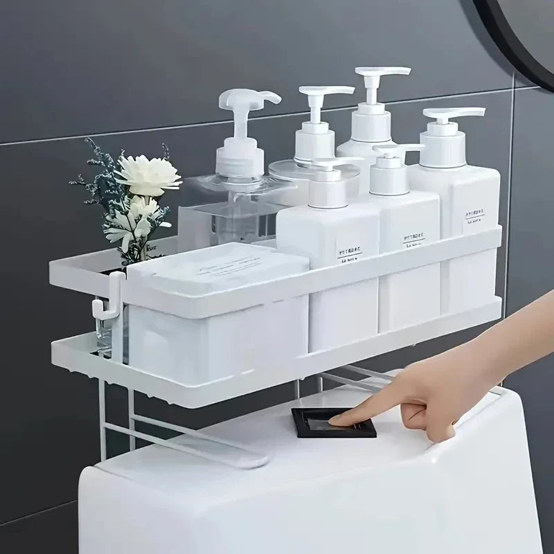 Over the Toilet Storage Shelf, Metal Bathroom Space Saver Rack