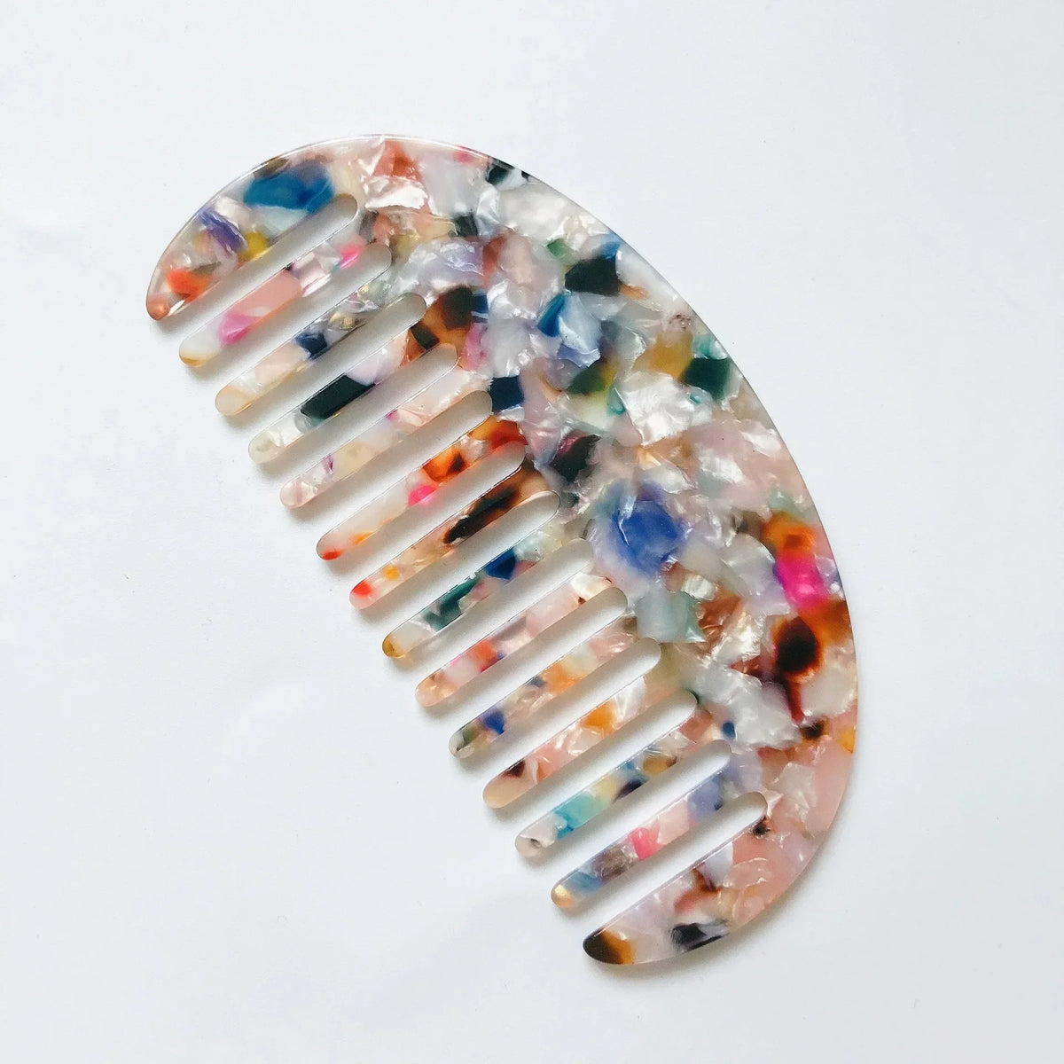 Wide Tooth Hair Comb, Acetate Anti-Static Detangling Comb