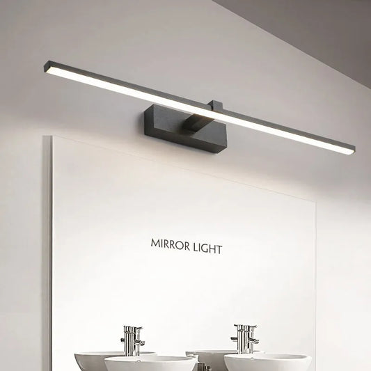 LED Mirror Wall Light, Modern Bathroom Vanity Lamp, 40 or 60 cm