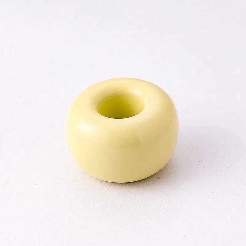 Ceramic Toothbrush Holder, Mini Handmade Glazed Vanity Cup