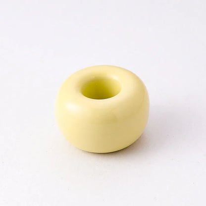 Ceramic Toothbrush Holder, Mini Handmade Glazed Vanity Cup