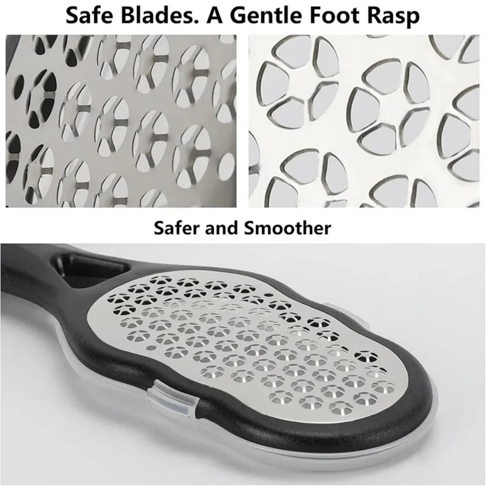 Stainless Steel Foot File with Splash Guard