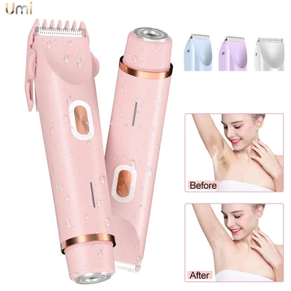 Women's 2-in-1 Rechargeable Electric Shaver