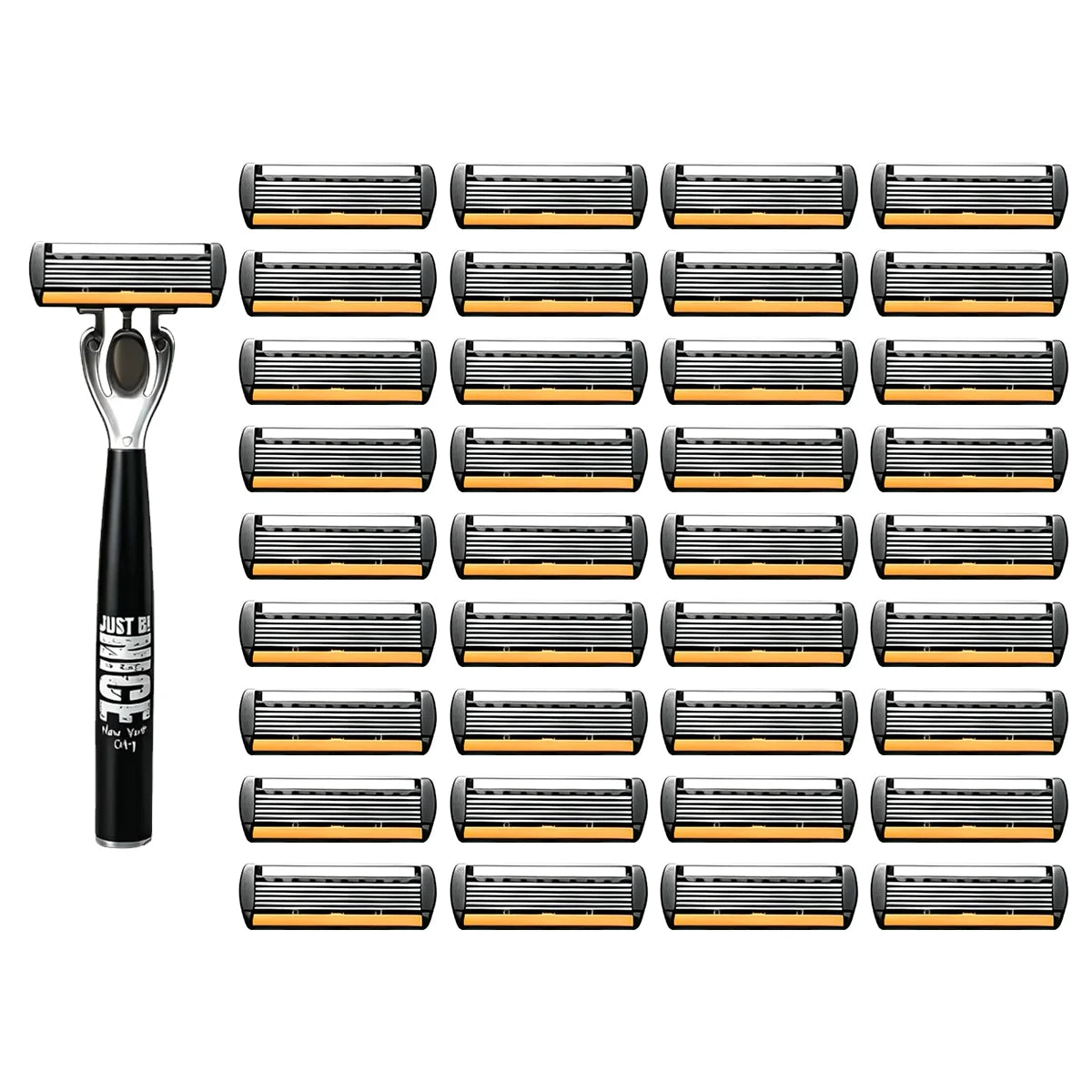 Manual 6-Blade Razor Set with Aloe Strip