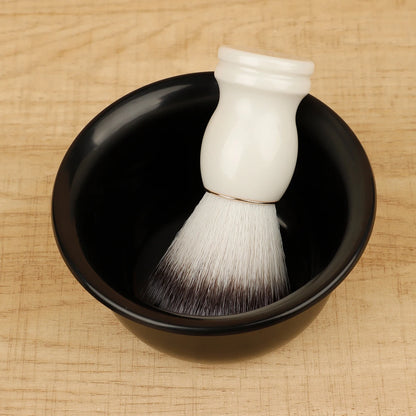 Shaving Brush with Wooden Handle, Dense Bristle Lather Brush