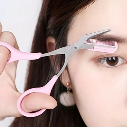 Eyebrow Grooming Set with Razor, Scissors and Comb