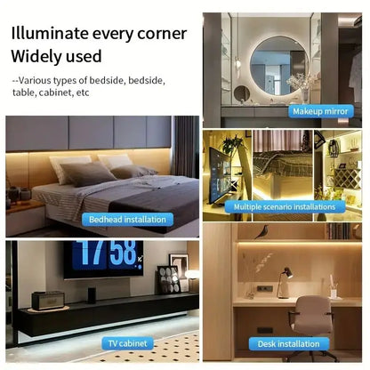 USB COB LED Light Strip with Touch Dimmer