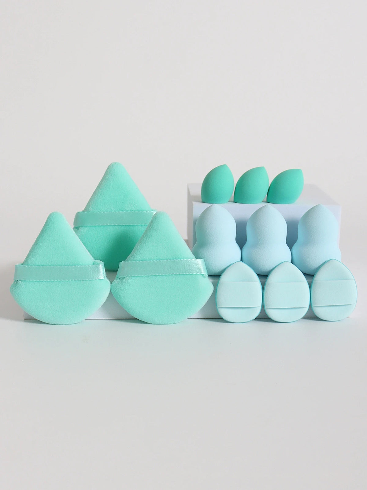 12-Piece Makeup Sponge and Powder Puff Set