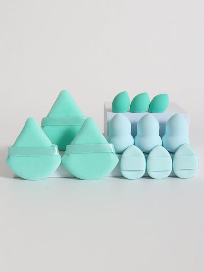 12-Piece Makeup Sponge and Powder Puff Set