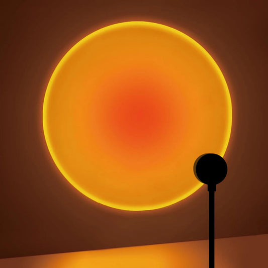 Sunset Projection Lamp, Rotatable USB Golden Hour Mood Light