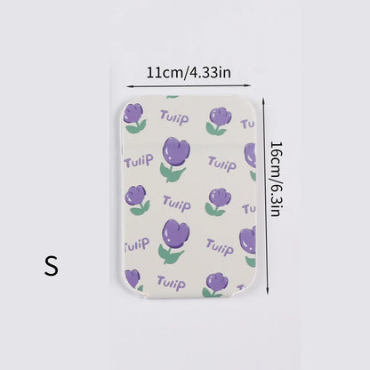 Foldable PU Leather Desktop Makeup Mirror