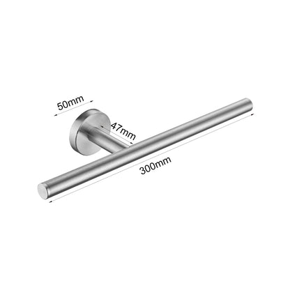 Wall Mounted Towel Bar, Stainless Steel Bathroom Rack, Gold or Black