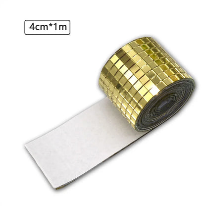 Self-Adhesive Mirror Mosaic Tile Stickers