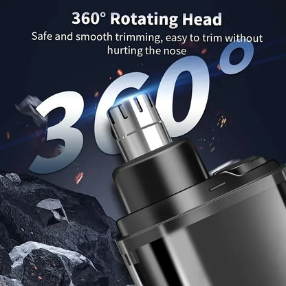 Nose and Ear Hair Trimmer, USB-C Rechargeable Grooming Tool
