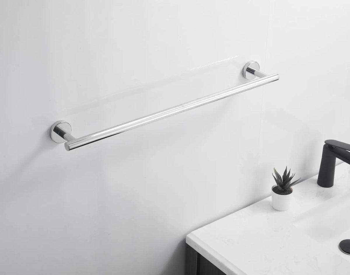 Wall Mounted Towel Bar, Stainless Steel Bathroom Rack, Gold or Black