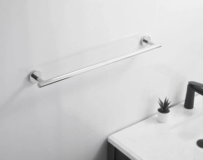 Wall Mounted Towel Bar, Stainless Steel Bathroom Rack, Gold or Black