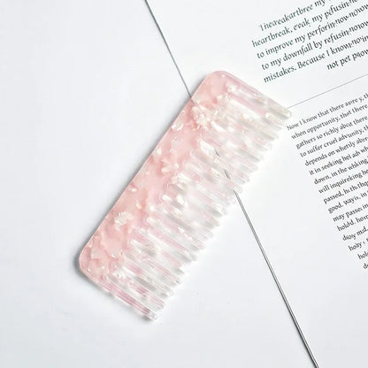 Wide Tooth Hair Comb, Acetate Anti-Static Detangling Comb