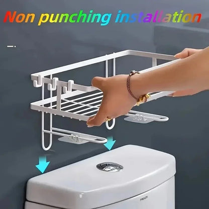 Over the Toilet Storage Shelf, Metal Bathroom Space Saver Rack
