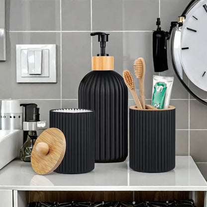 Bathroom Countertop Organizer with Soap Dispenser