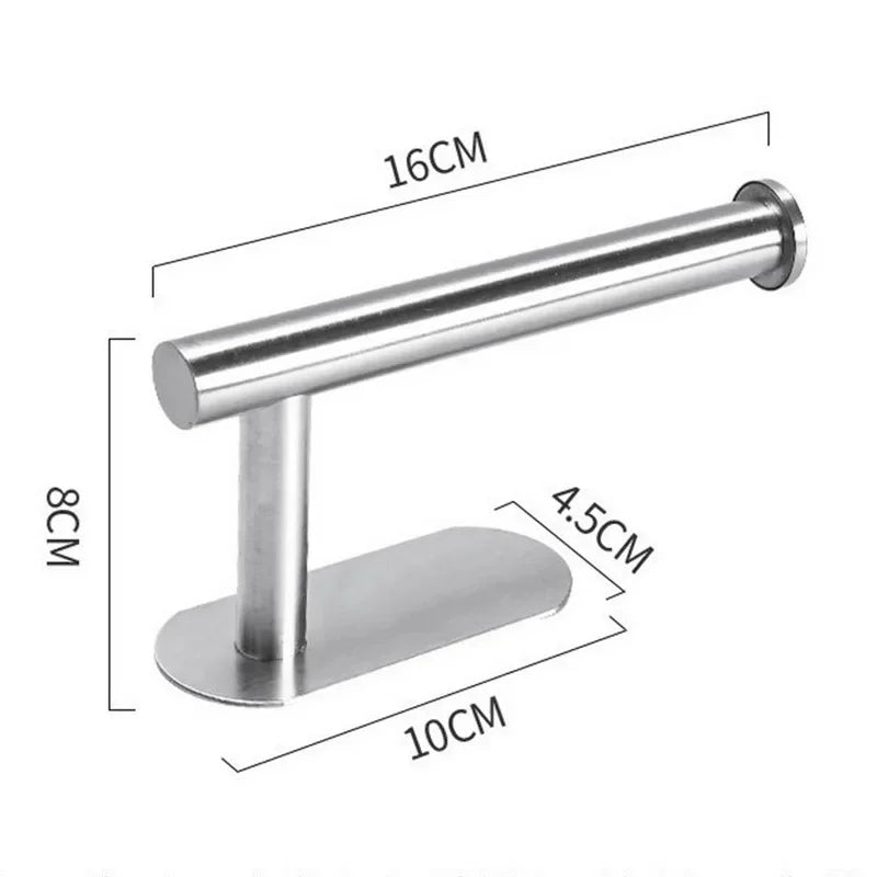 Matte Black Stainless Steel Toilet Paper Holder