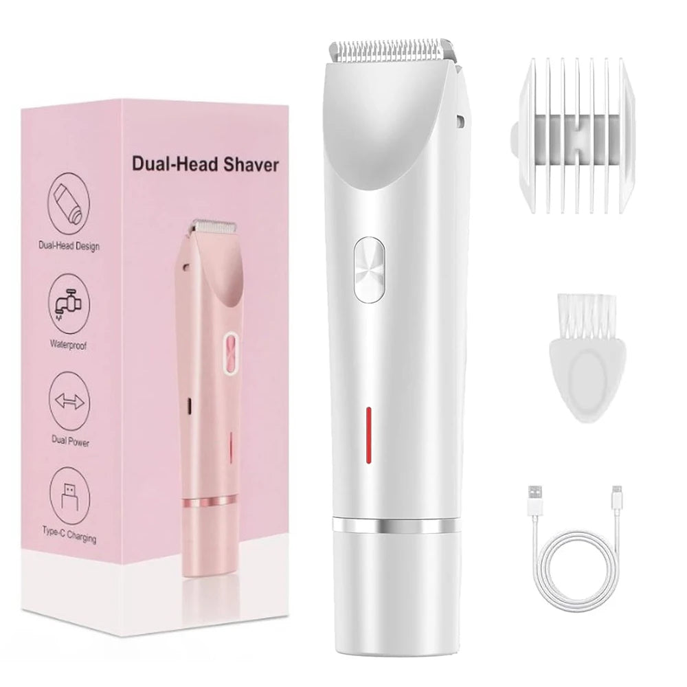Women's 2-in-1 Rechargeable Electric Shaver