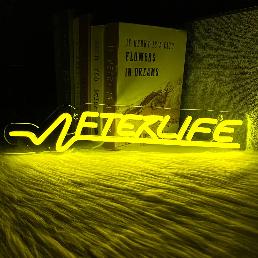 Cyberpunk LED Neon Sign, USB Acrylic Wall Light for Gaming Room