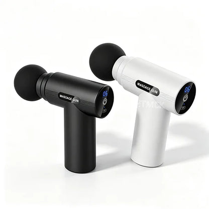 Mini Massage Gun, 6 Speed Handheld Massager with LCD Display