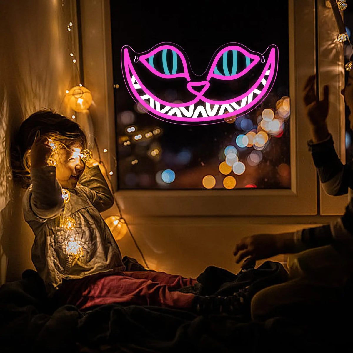 Cat LED Neon Sign, Dimmable USB Acrylic Wall Light for Bedroom