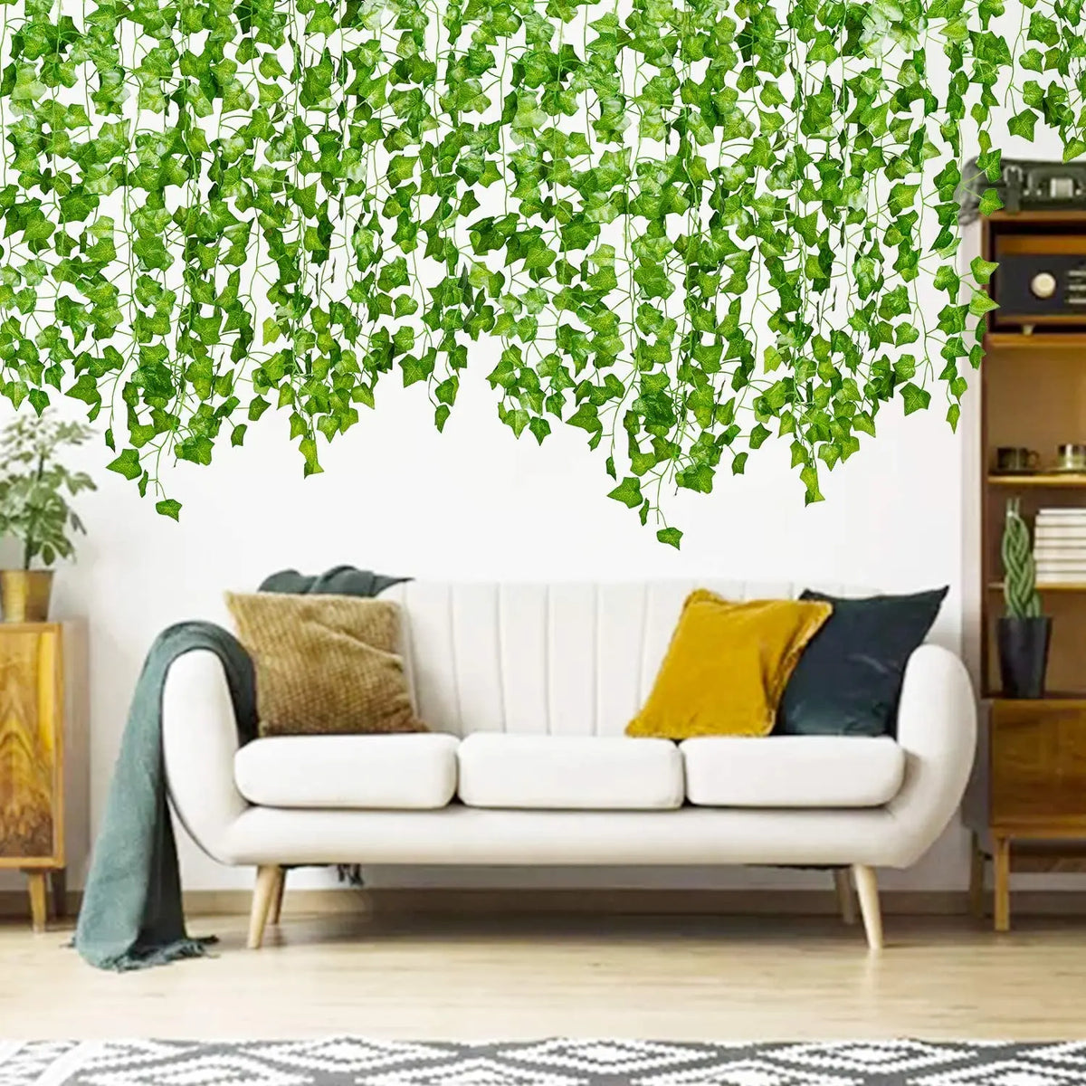 Artificial Ivy Garland, 12 Pack Faux Greenery Vines, 2 m Each