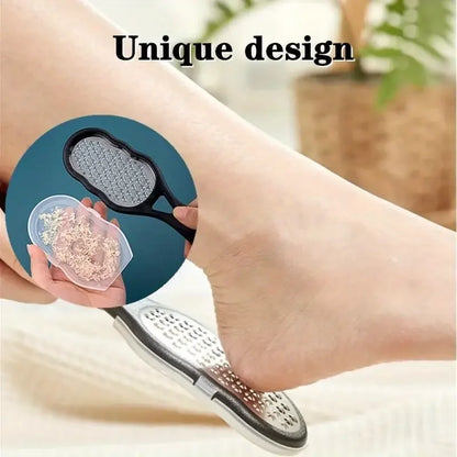 Stainless Steel Foot File with Anti-Splash Design