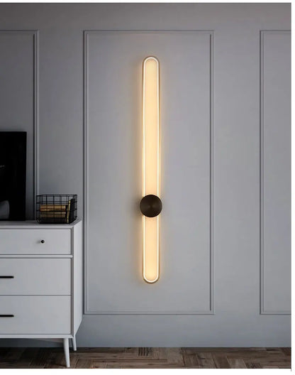 Nordic LED Strip Wall Lamp, Minimalist Up and Down Wall Light