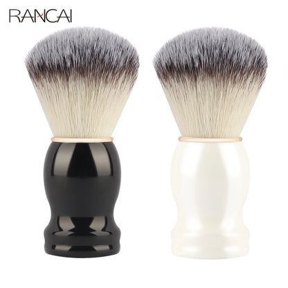 Shaving Brush with Wooden Handle, Dense Bristle Lather Brush
