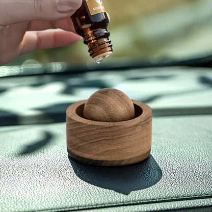 Wooden Essential Oil Diffuser, Mini Non-Electric Aroma Diffuser
