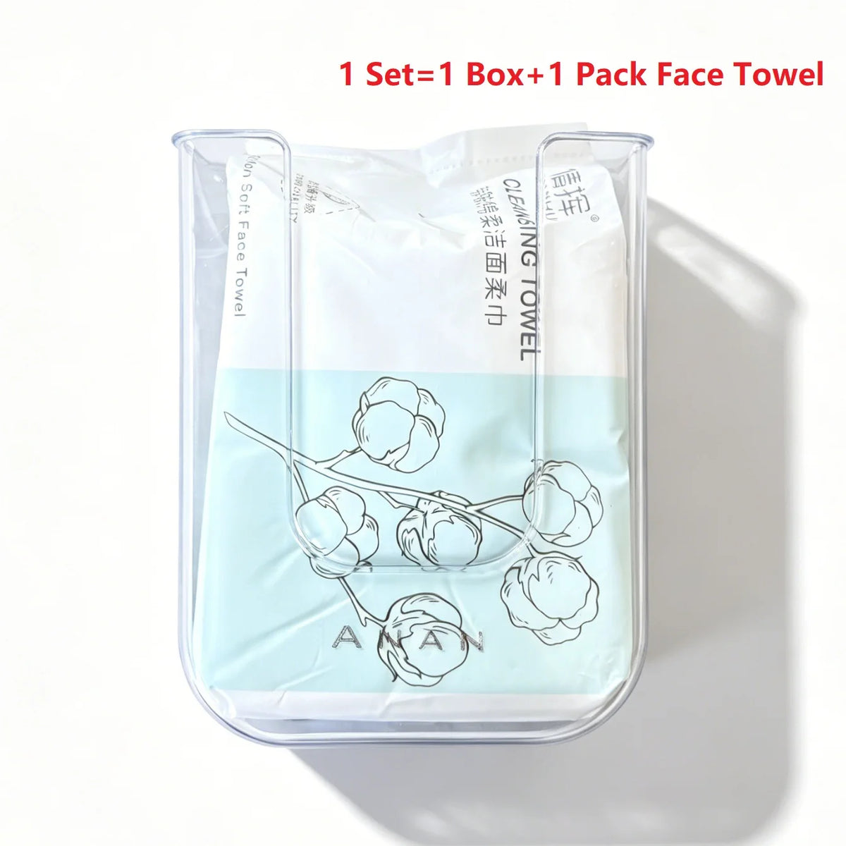 Disposable Cotton Face Towels, 30 to 100 Pack