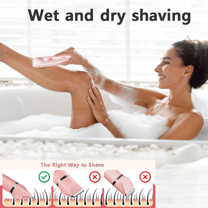 Women's 2-in-1 Rechargeable Electric Shaver