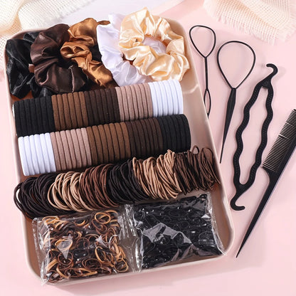 Hair Accessories Set, 1109 Pieces with Scrunchies and Hair Ties