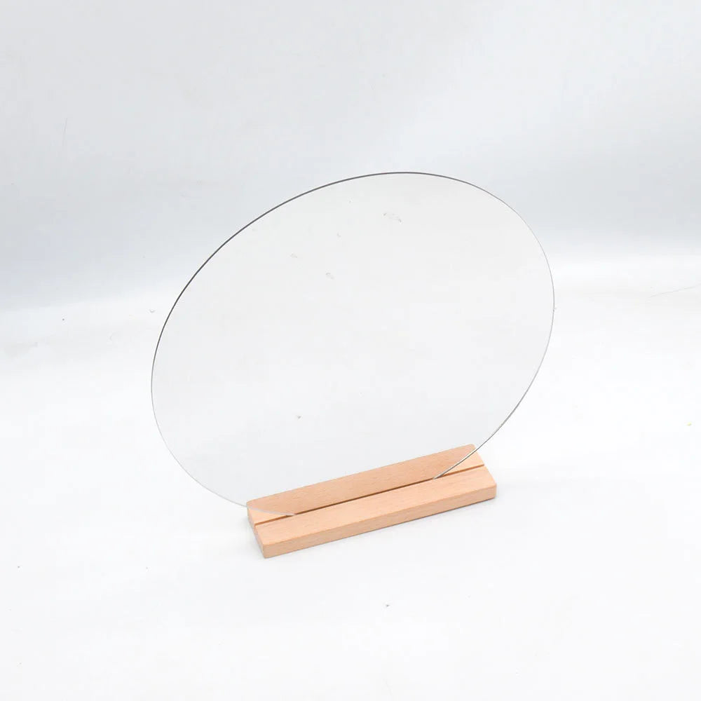 Irregular Standing Mirror, Acrylic Freeform Desktop Mirror
