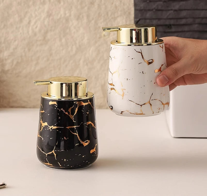 Marble Ceramic Foaming Soap Dispenser, 450ml