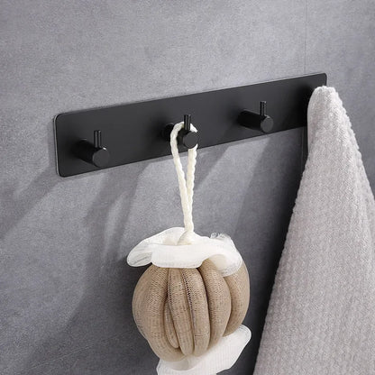 Adhesive Wall Hook, 304 Stainless Steel No Drill Towel Hook