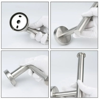 Matte Black Stainless Steel Toilet Paper Holder