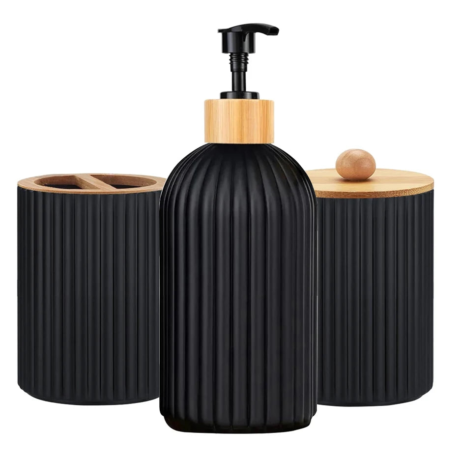 Bathroom Countertop Organizer with Soap Dispenser
