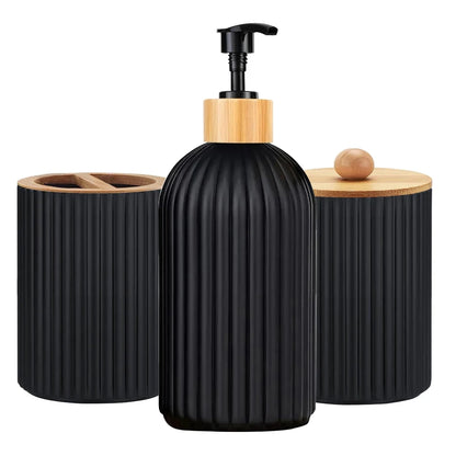 Bathroom Countertop Organizer with Soap Dispenser