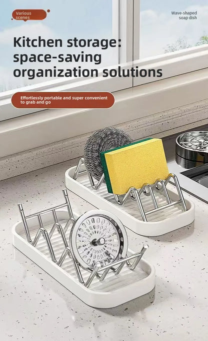 Draining Soap Holder, Countertop Soap Dish for Bathroom