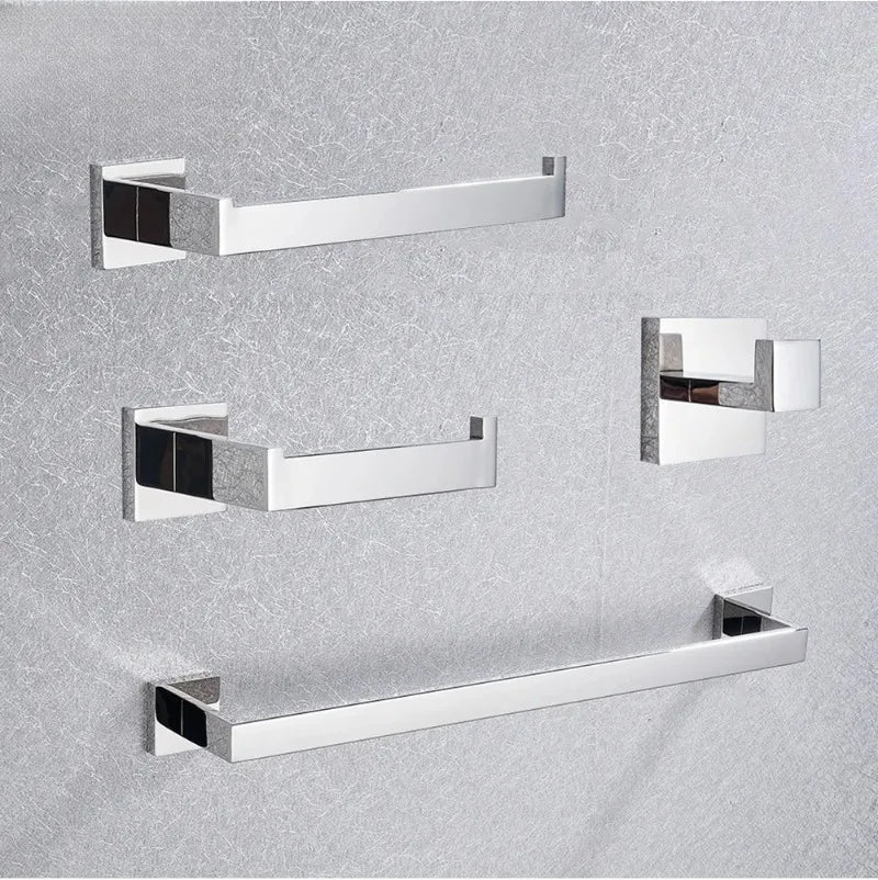 Chrome Stainless Steel Bath Hardware Set