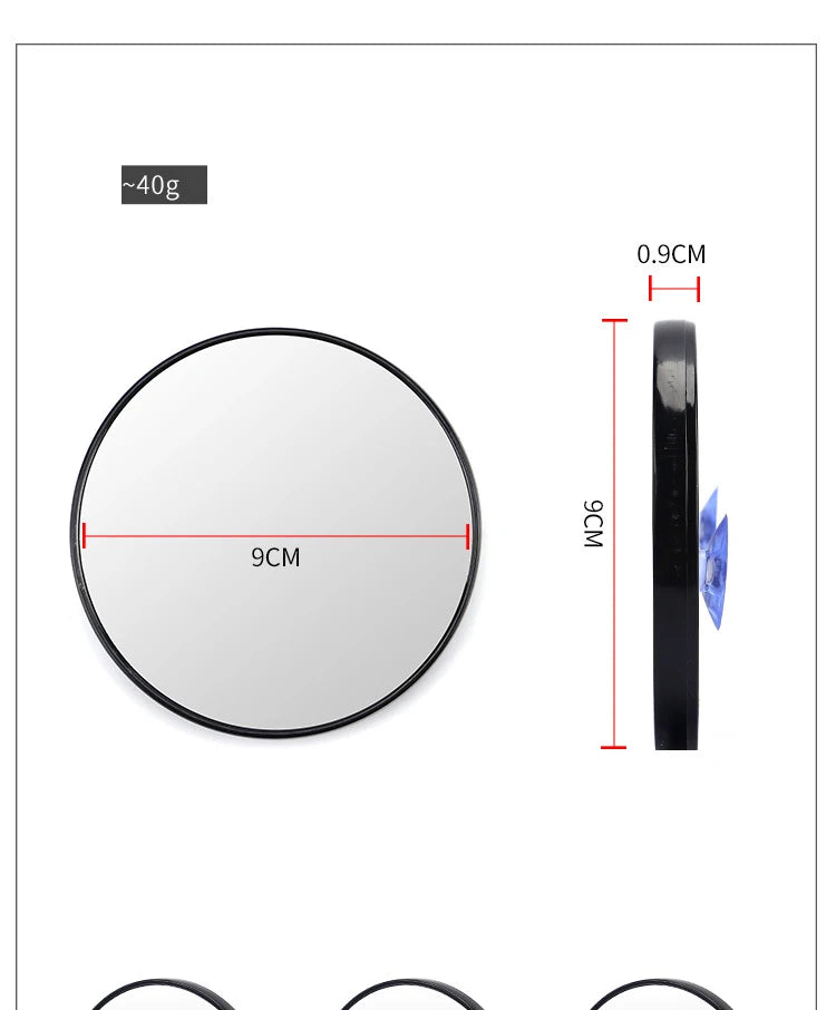 Magnifying Makeup Mirror, Suction Cup 5X, 10X or 15X Mirror