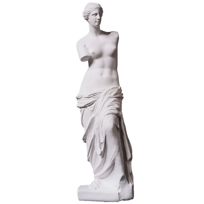 Venus de Milo Statue, White Resin Classical Sculpture Decor